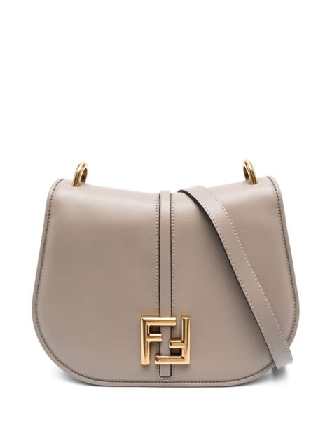 FENDI Medium C’mon Leather Satchel Bag 